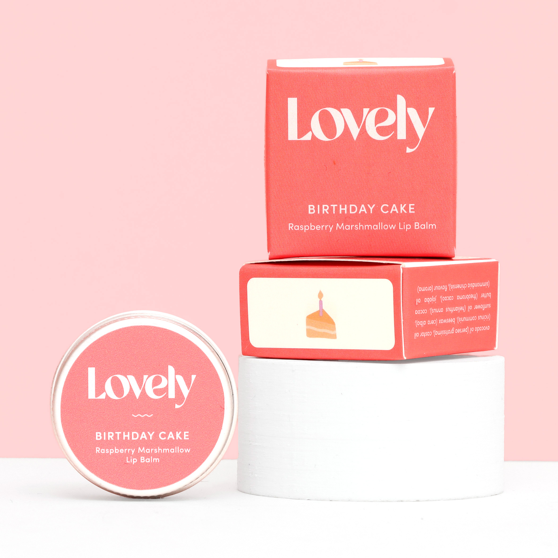 Lovely Lip Balm - Birthday Cake