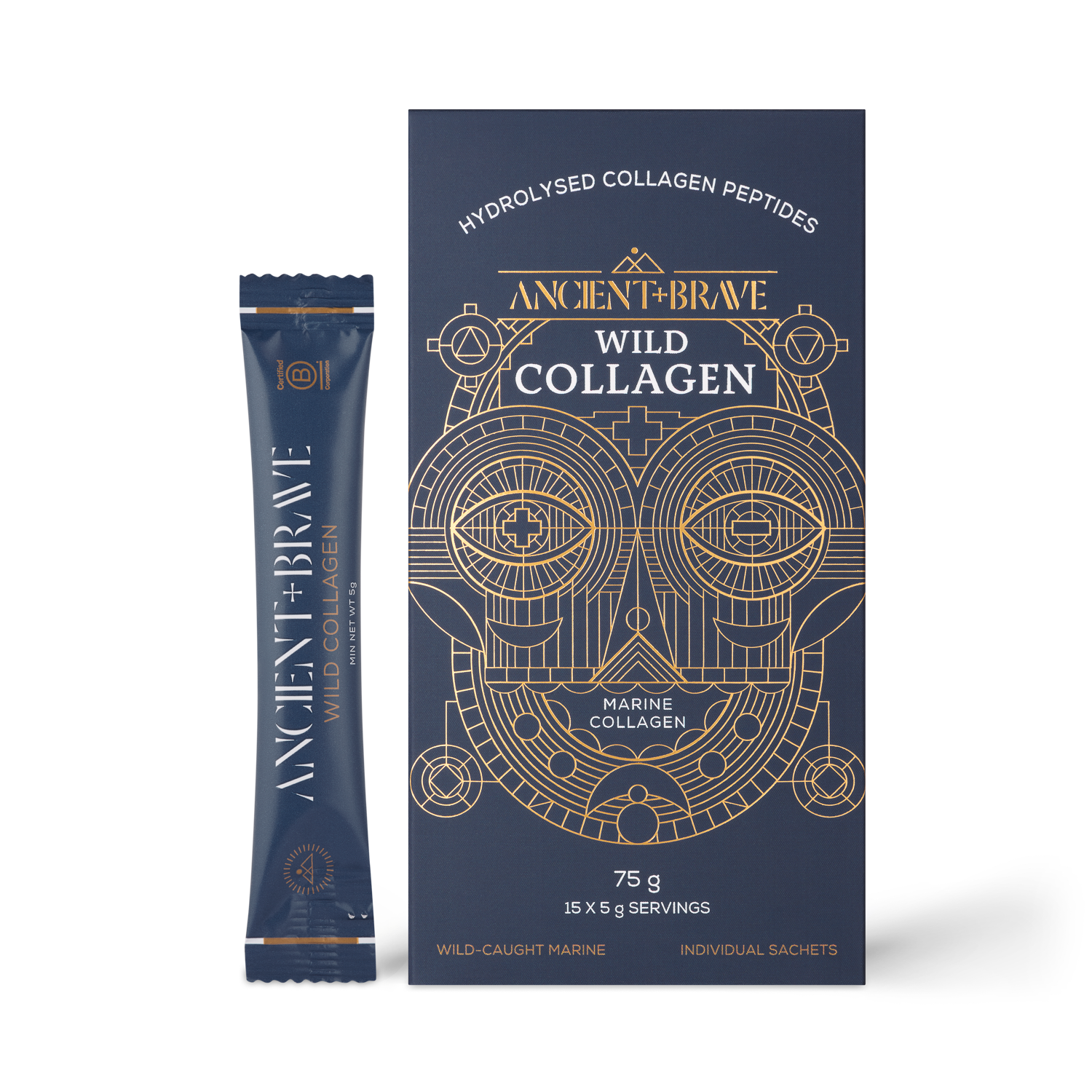Ancient + Brave Wild Collagen Sachets (Marine)