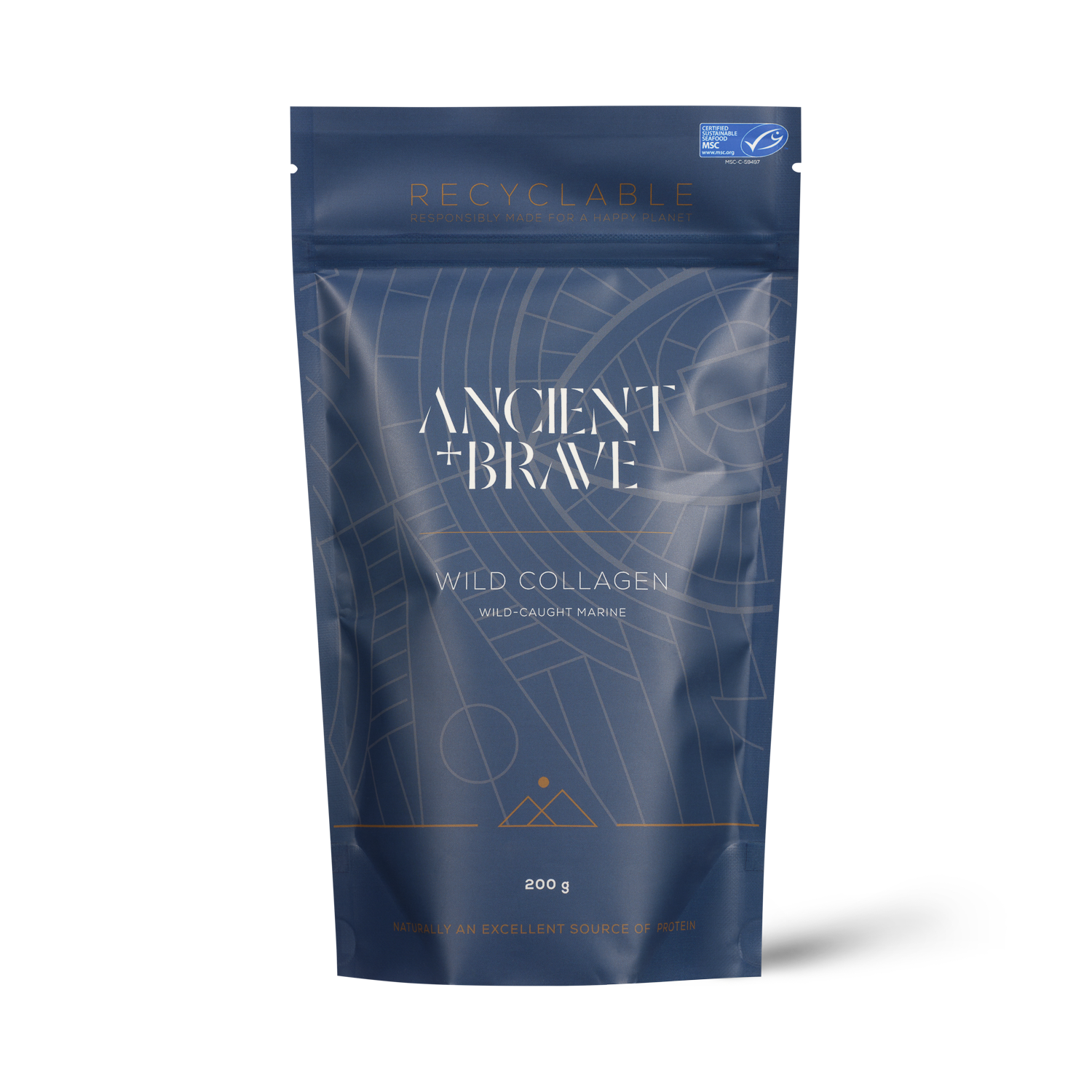 Ancient + Brave Wild Collagen Pouch (Marine)
